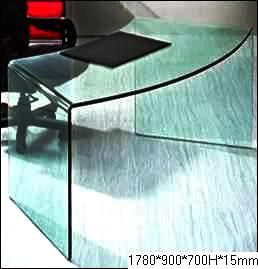Üvegbútor Íróasztal X019